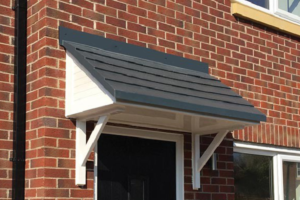 lean to door canopies